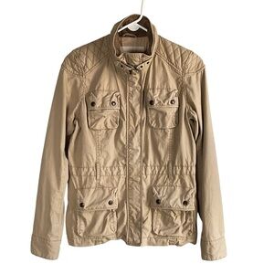 Ralph Lauren Denim Supply Jacket Womens Large Beige Military Field Cargo Size M